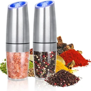 Gravity Electric Salt and Pepper Grinder Mill Shaker Adjustable Automatic